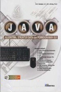Image of JAVA, Algoritme, Struktur Data, dan Pemrograman GUI