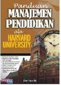 Image of Panduan manajemen pendidikan ala harvard university