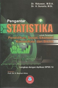 Image of Pengantar statistika:pendidikan, sosial, komunikasi, ekonomi dan bisnis