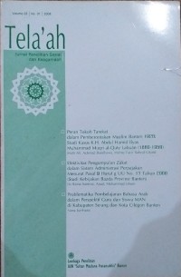 Image of Tela'ah: Jurnal Penelitian Sosial dan Keagamaan