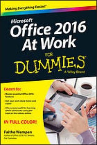 Image of Microsoft Office 2016 for dummies