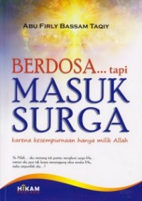 Image of Berdosa...tapi masuk surga: Karena kesempurnaan hanya milik Alloh