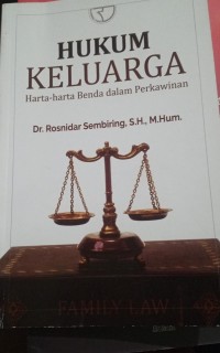 Image of Hukum Keluarga : Harta Harta dalam Perkawinan