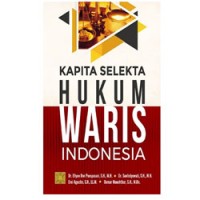 Image of Kapita selekta hukum waris Indonesia