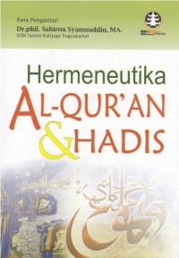 Image of Hermeneutika Al-Qur'an & Hadis