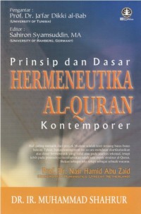 Image of Prinsip dan Dasar Hermeneutika Al-Quran Kontemporer