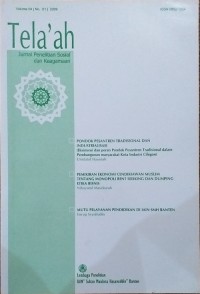 Image of Tela'ah: Jurnal Penelitian Sosial dan Keagamaan