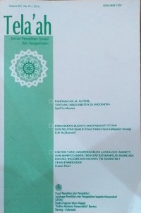 Image of Telaah: Jurnal Penelitian Sosial dan Keagamaan