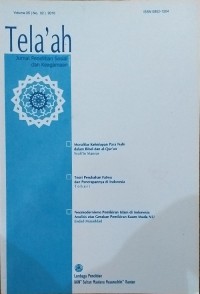 Image of Tela'ah: Jurnal Penelitian Sosial dan Keagamaan