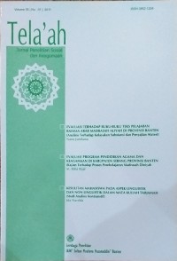 Image of Tela'ah: Jurnal Penelitian Sosial dan Keagamaan
