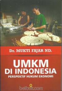 Image of UMKM Di Indonesia: Perspektif Hukum Ekonomi